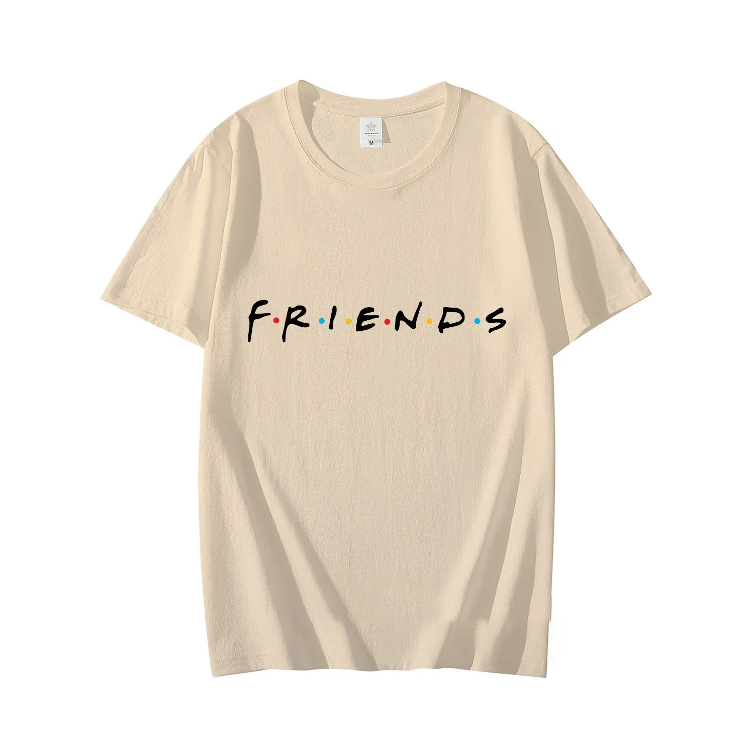 Friends TV Show T-Shirt Men Summer Cotton Tops Tees Letter Printed Clothing Cool Short Sleeve Streetwear Women Harajuku T-Shirt