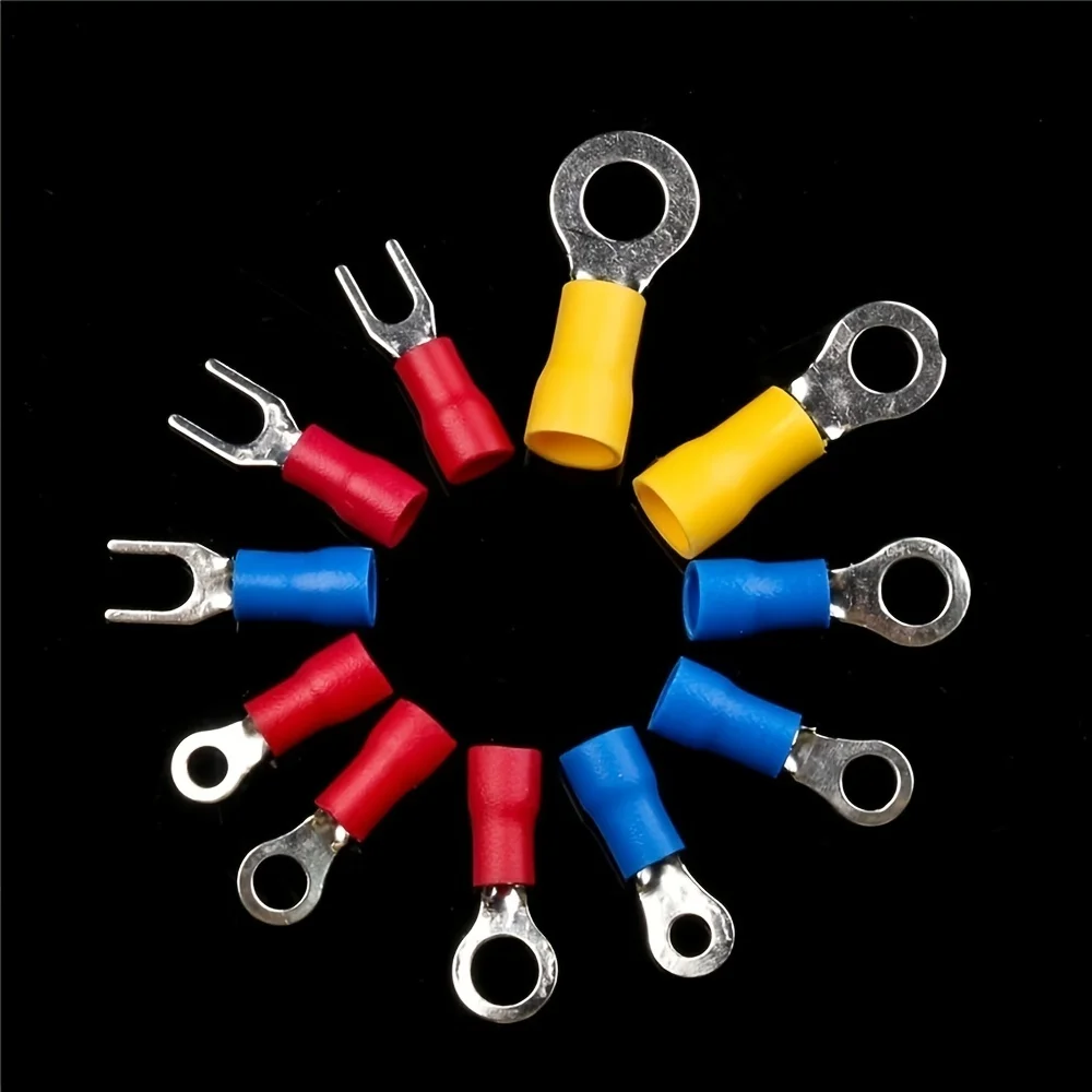 280pcs Wire Connector Kit Male Female Insulated Terminals Cold Crimp Terminals Assorted Crimp Terminals Spade Butt Connector Kit