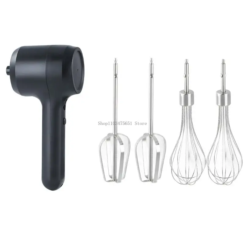  Performances Electric Handheld Whisk Head Motor 18000 Speed Large Mixing Capacity Quick Preparation Tool