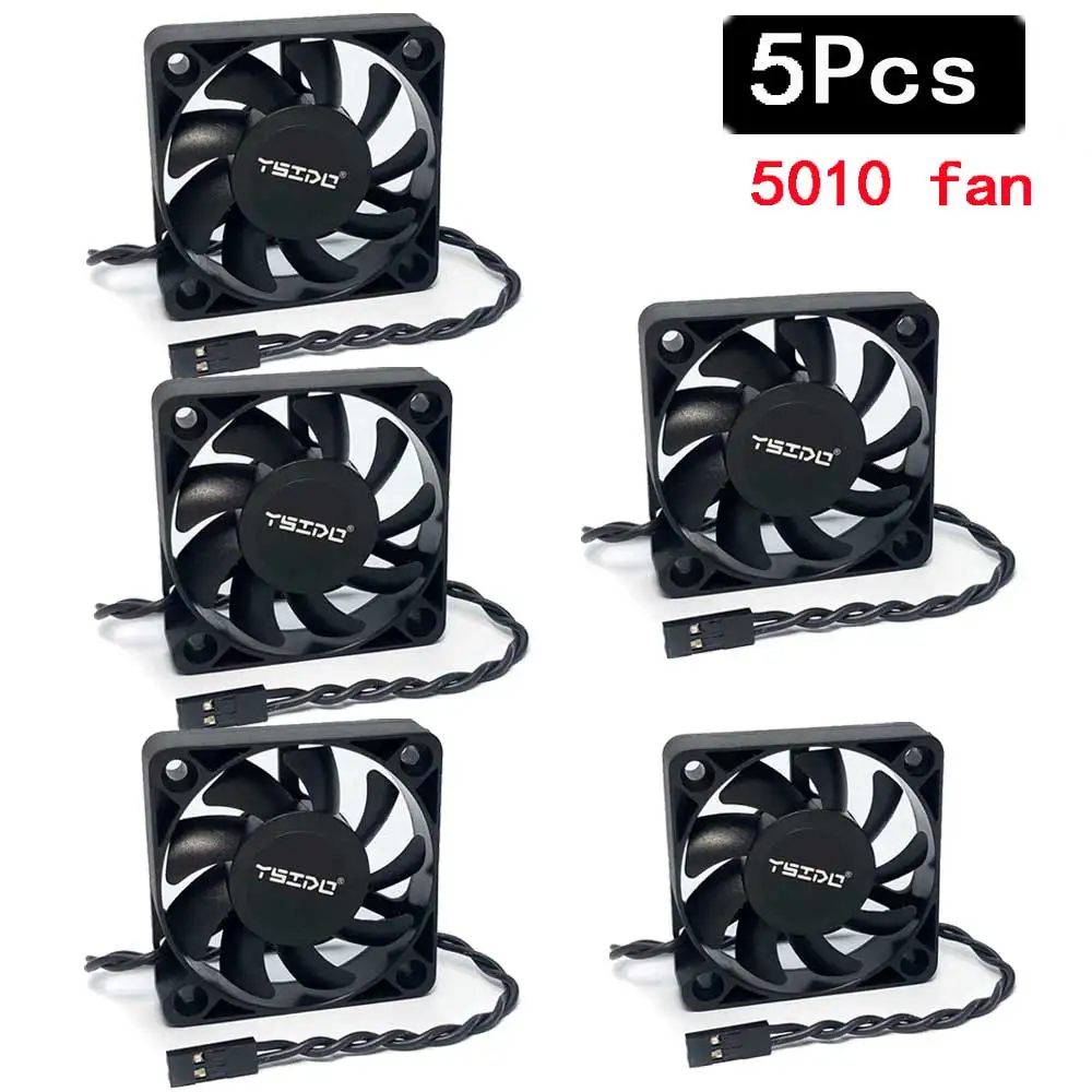 YSIDO 30mm 35mm 40mm 50mm RC Auto Motor Koelventilator voor 1/8 1/10 1/12 RC Auto 540 550 3650 3660 3665 4068 4274 Borstelloze Motor