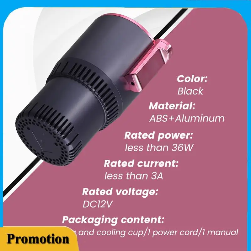 

Portable 12V Car 2 In 1 Heating Cooling Cup Warmer Cooler Cup Smart Cup Holder Digital Display Temperature Drinks Holders