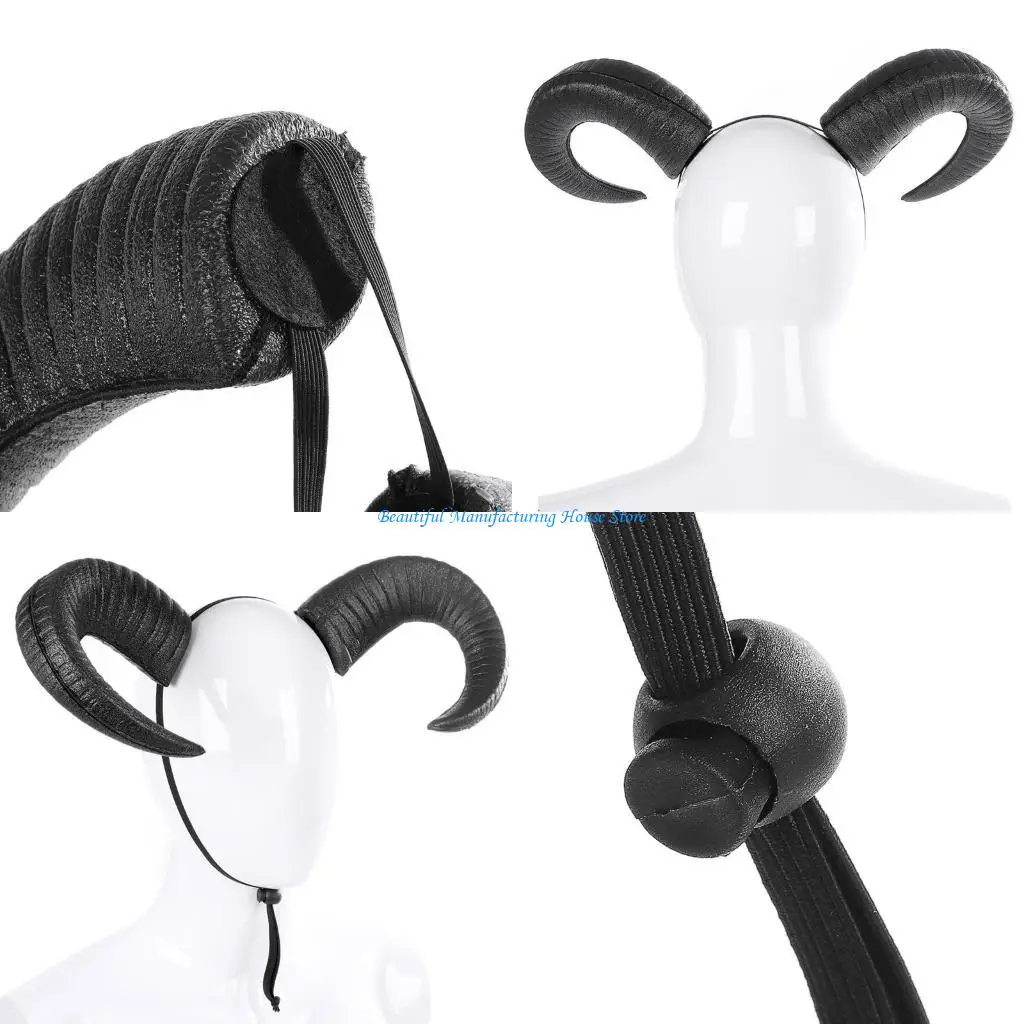 

E56A повязка на голову с рогом дьявола, реквизит для танцевальной вечеринки, головной убор, косплей, реквизит для волос на