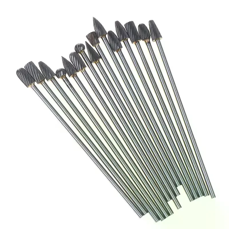 

Набор твердосплавных роторных борфрез 3x6x100 мм, однозаходные, для полировки, из твердого сплава