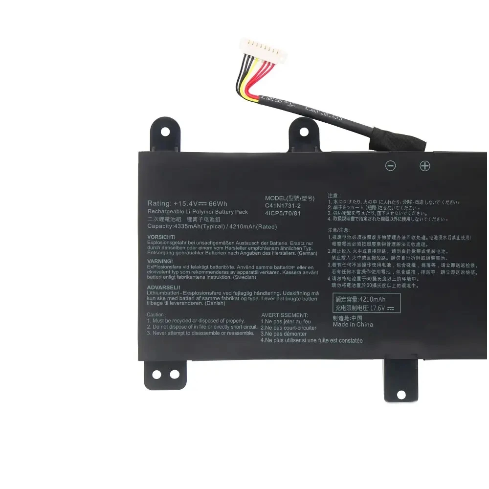 High Quality C41N1731 Laptop Battery For Asus ROG Strix Scar/ HERO II G712 G732 G731 GL504GW GL504GS GL504GM GL704 GL704GW /GV