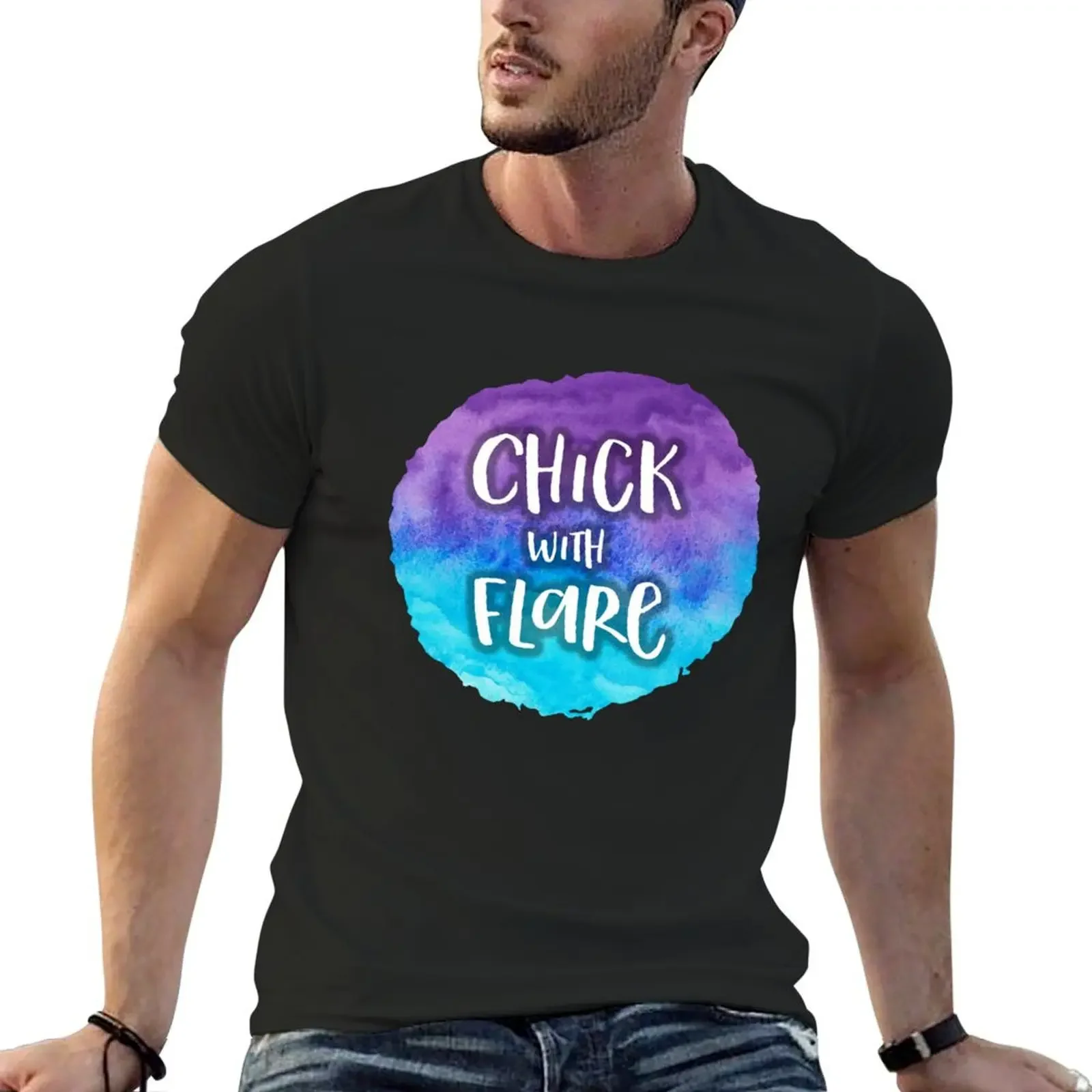 Chick with Flare Tshirt T-Shirt boys whites Blouse oversizeds mens big and tall t shirts