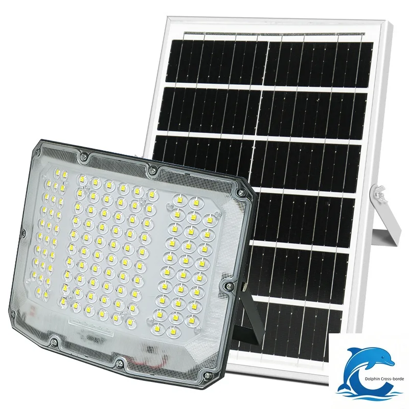 2026 Split Solar LED Floodlight IP66 Waterproof Radar Sensor Remote Solar Outdoor Light for Courtyard Farm Yard