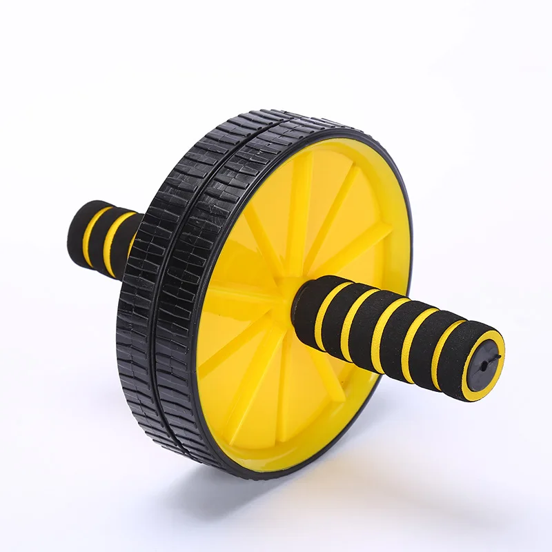 For Fitness Abdominal Wheel Ab Wheel Plastic Smooth Two Wheel Roller