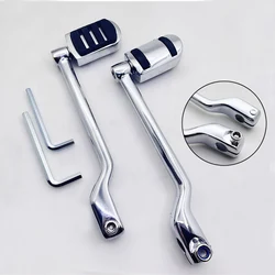 Alavancas dianteiras e traseiras da motocicleta, Gear Heel Toe Shift, Pegs, Harley Davidson, FL, Softail, Touring, Estrada, King Road, Rua, Electra Glide