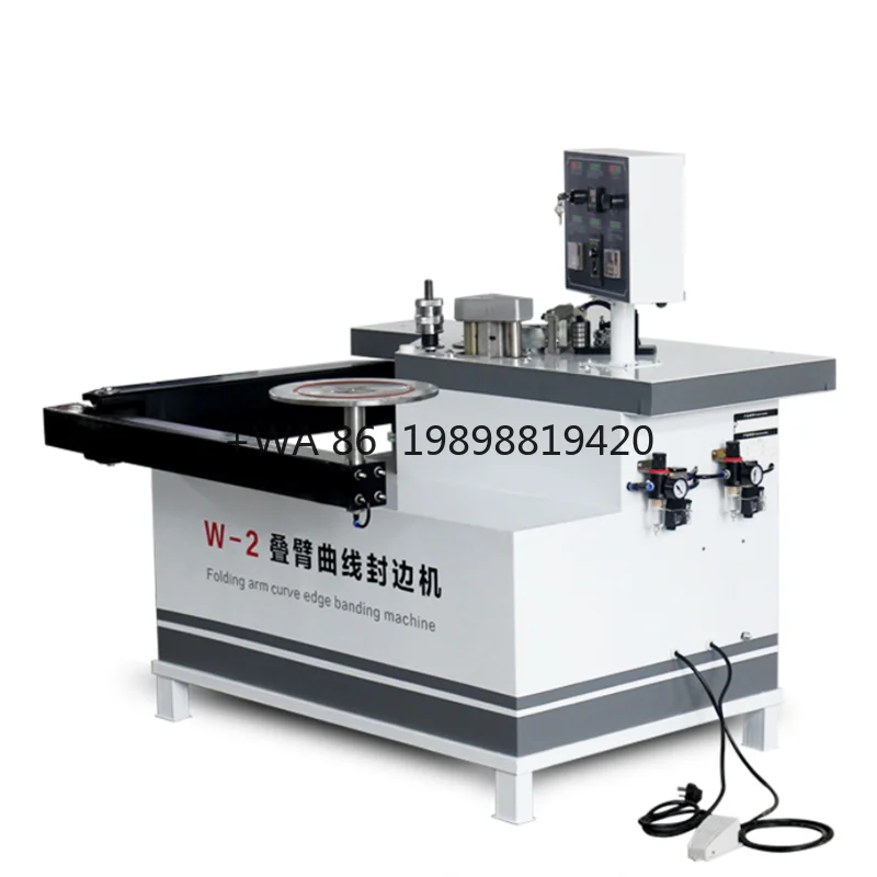 Corner Woodworking Bending Edge Banding Machine Wooden Machine Sliding Table Round