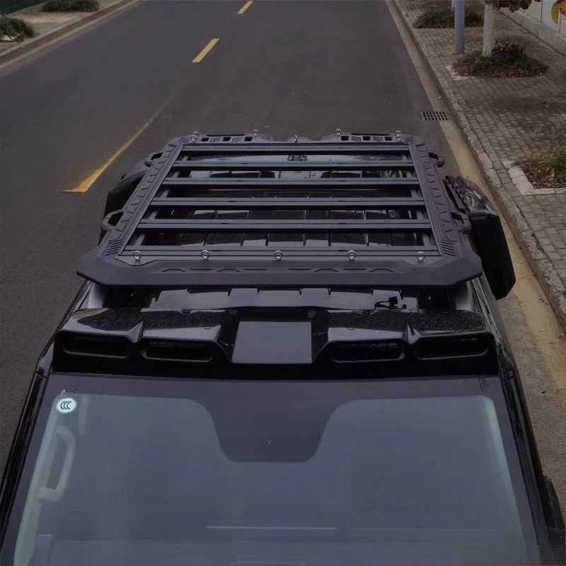 Roof platform Roof rack Roof rack Side ladder Side tent