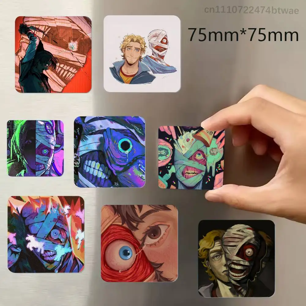 Game M-MouthwashingS Refrigerator Magnets Cute Cartoon Magnetic Personality Decorations Creative Gifts