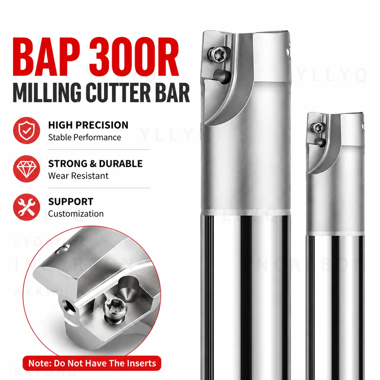 BAP300R CNC Milling Cutter Holder APMT1135 Carbide Face Mill Arbor Rough Machining Tool Bar for CNC Machining Center