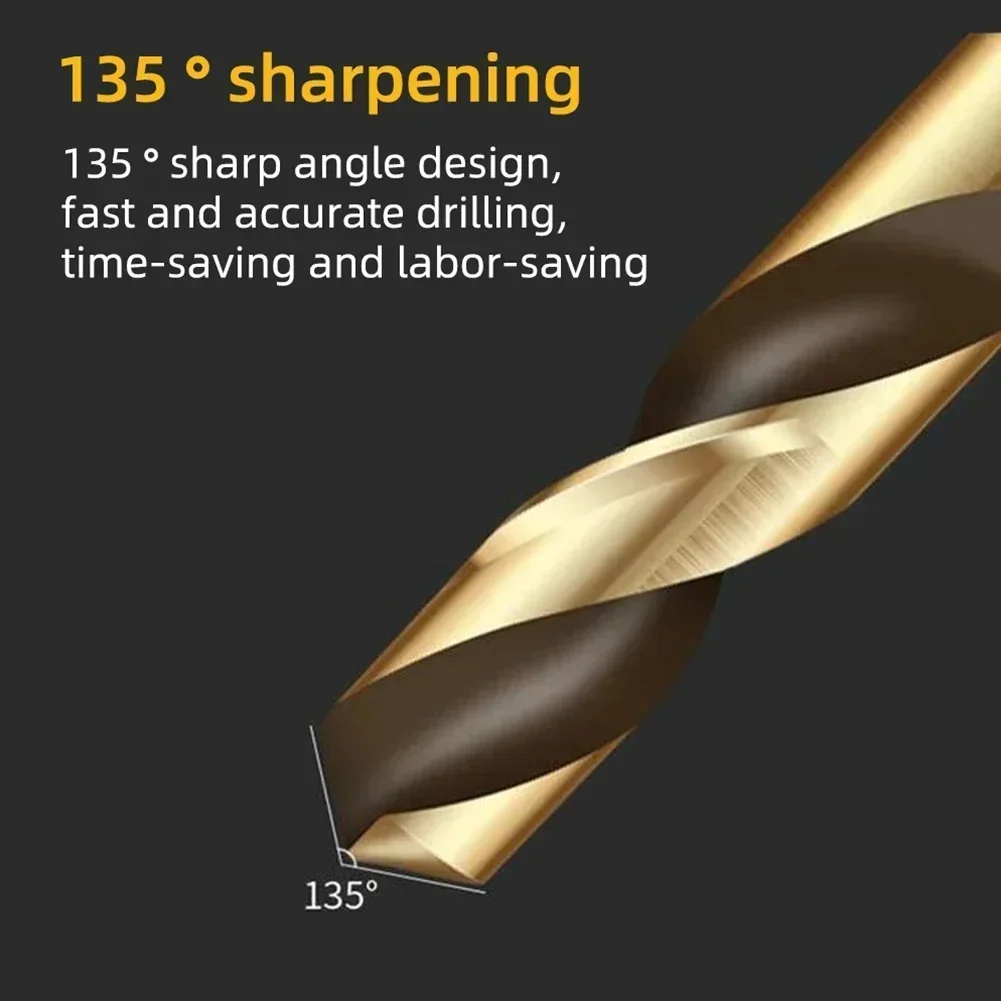 6/5/1 stücke 3-6mm HSS Doppel-headed Auger Bohrer Bits Für Metall Edelstahl Auger hohe Qualität Bohrmaschine Power Tool Teil