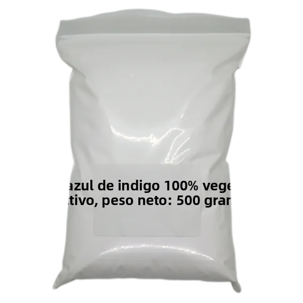 Polvo Auxiliar Fijador de Color para Teñido con Cera de Índigo Azul Puro Vegetal, para Impresión y Artesanía Tradicional Regi...