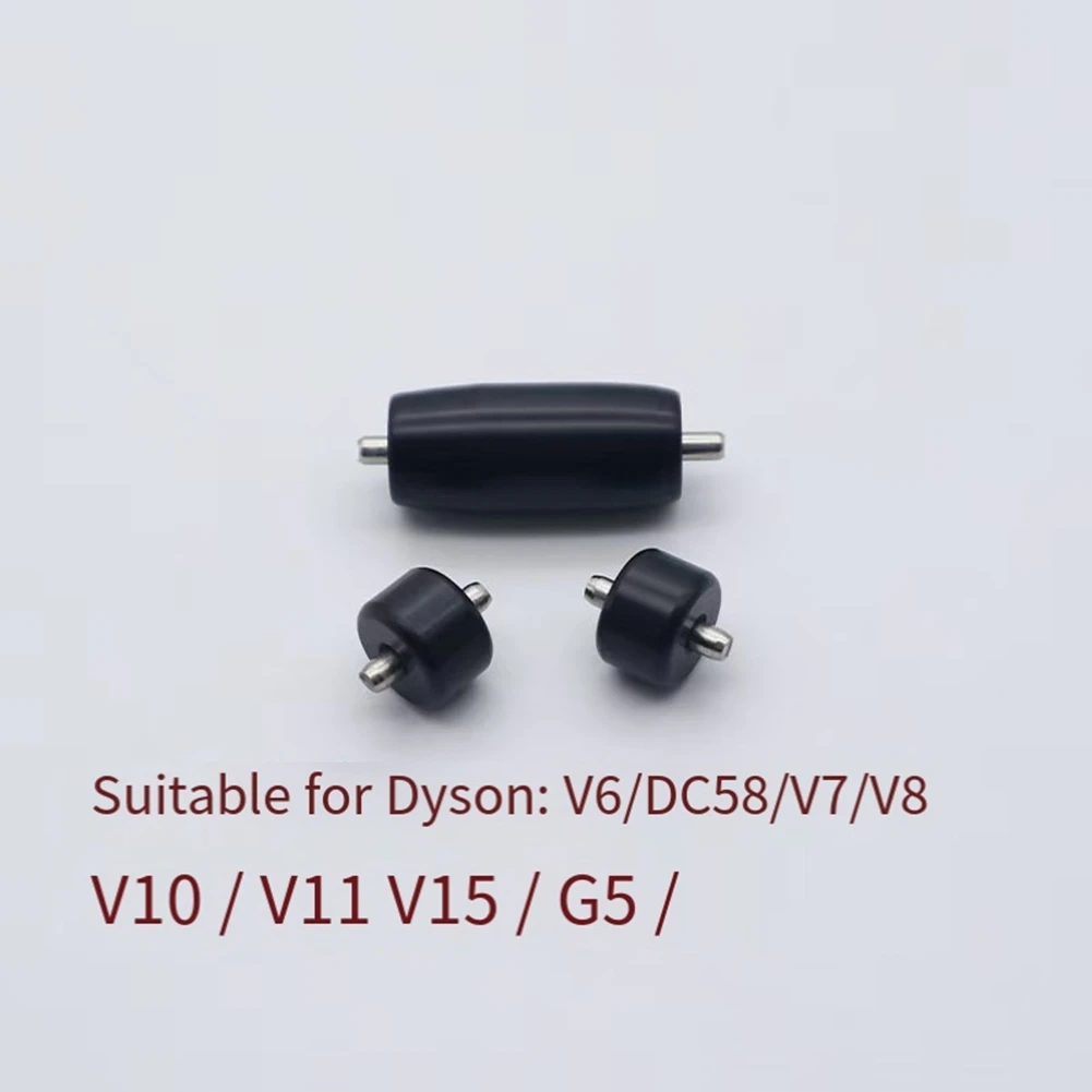 【Minimalist】Soft Velvet Replacement Cleaner Head Rollers 3PCS Soleplate Wheels For Dyson V6 V7 V8 V10 V11 V15 G5 DC58 DC59 Parts