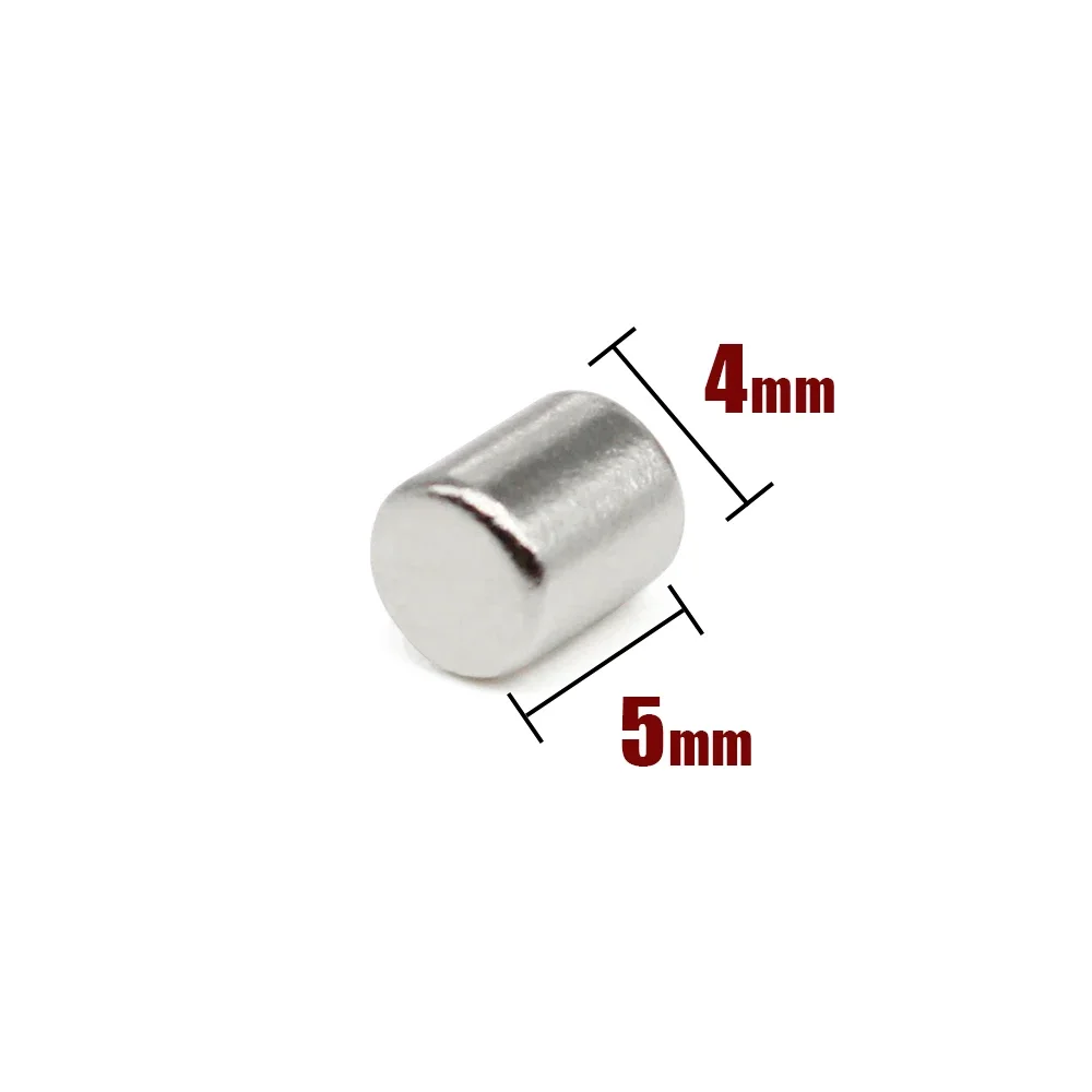 20/50/100/200/500PCS 4x5mm Small Circular Magnets 4x5mm for Home Refrigerators, Offices DIY