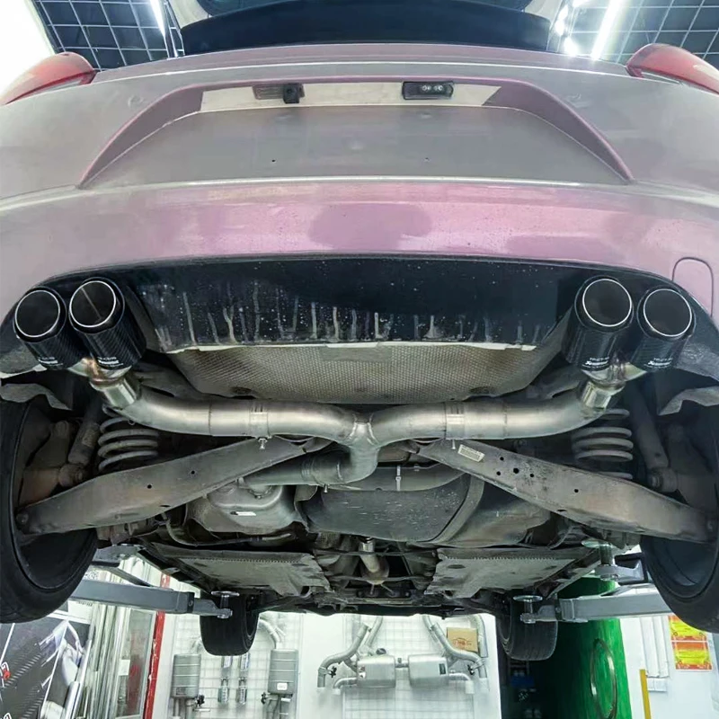[Custom product] For 09-16 Volkswagen SCIROCCO R 2.0T Catback 304 stainless steel high performance adjustable exhaust muffler