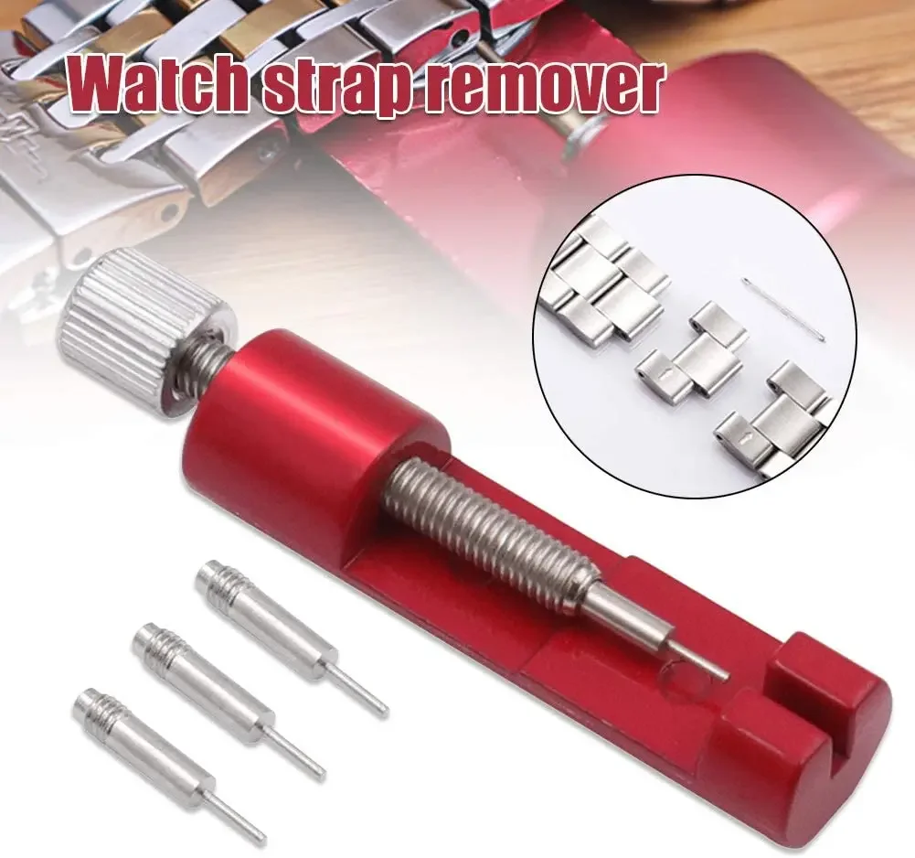 Steel Quanlity Watch Link Remover, Portable Watch Link Chain Remover Watch Repair Watchband Link Removal Tool Kit