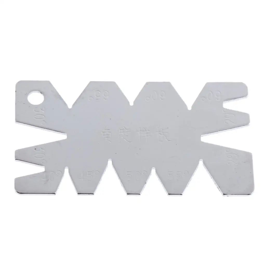 S S Inspection Angle Gage Stainless Steel Drill Diameter Gauge Multifunctional Lathe Tool for Professional Tool Sharpening