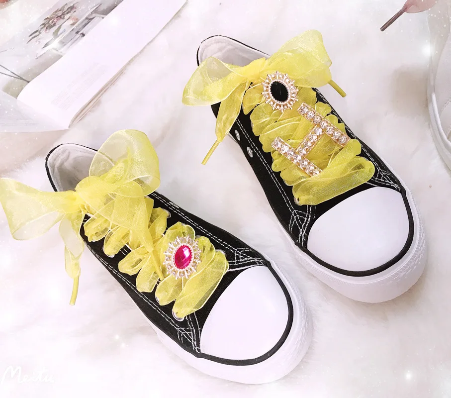 Schnürsenkel Schuh Schnalle Clips Perle Herz Liebe Charme Glänzenden Strass Schuh Schnürsenkel Dekoration Schuhe Zubehör Kinder Frauen 1 PCS – Detail 8