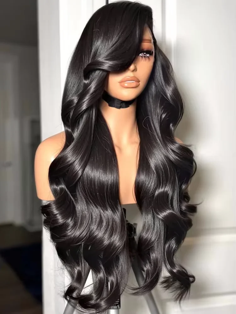 

36 inch 250% Density Brazilian Body Wave 13x6 HD Lace Front Human Hair Wigs Pre Plucked 13x4 Glueless Lace Frontal Wig For Women