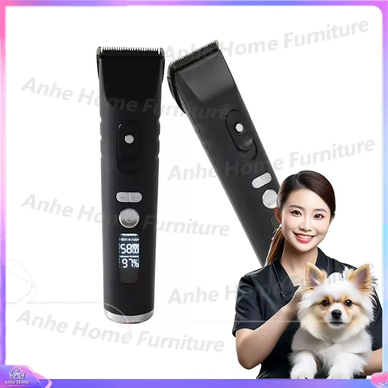 Rechargeable Pet Grooming Clippers Low Noise Dog Cat Hair Trimmer Professional Animal Shaver for Puppy Kitten Salon