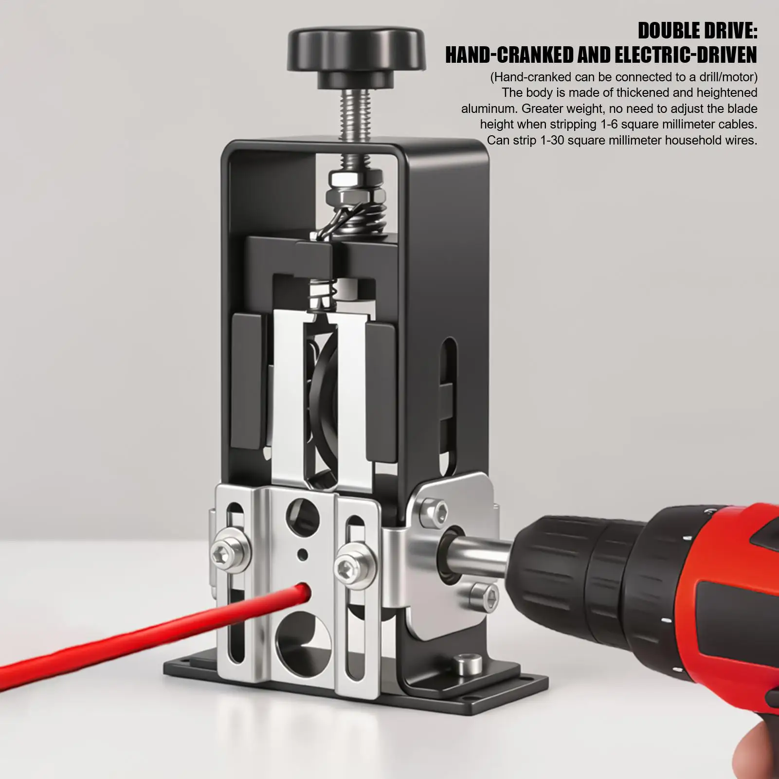 Copper Wire Stripper Copper Cable Peeler Scrapping Tool Manual Wire Stripping Machine For Electrician Electrical Work Workshop