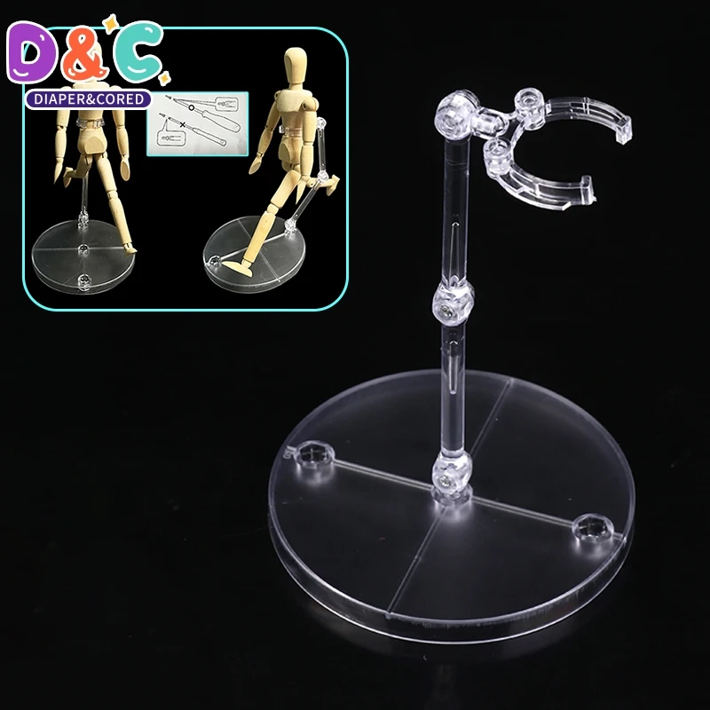 1Pc Action Figure Base Suitable Display Stand Bracket For HG 1/144 Model Stand Doll Stand Robot Soul Bracket Universal Stand