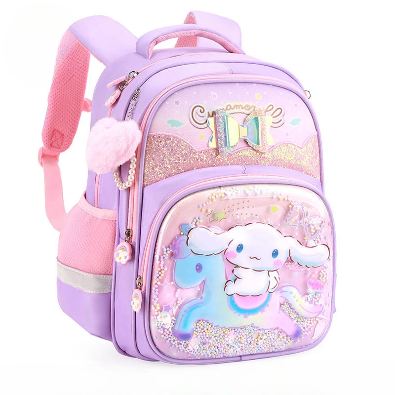 Sanrio Cinnamoroll Kuromi My Melody Hello Kitty Anime Backpack Cute Schoolbags Cartoon Shoulder Bag Birthday Gift for Friend