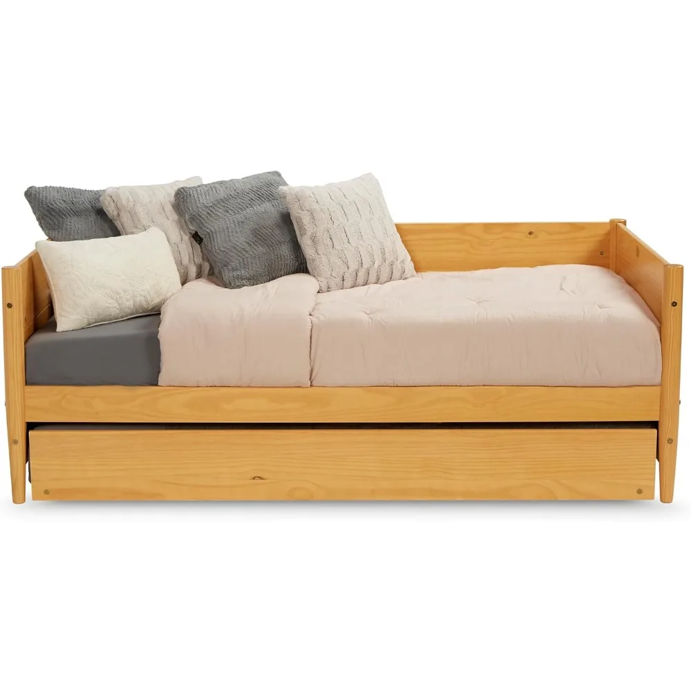 Camaflexi Mid-Century Daybed, Single, Scandinavian Oak, Twin