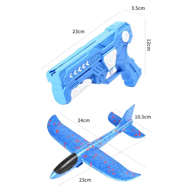 Airplane Launcher Toys Outdoor Plane Flying Toys Non Slip Kids EPP Foam Catapult Plane Birthday Gifts for Boys Girls