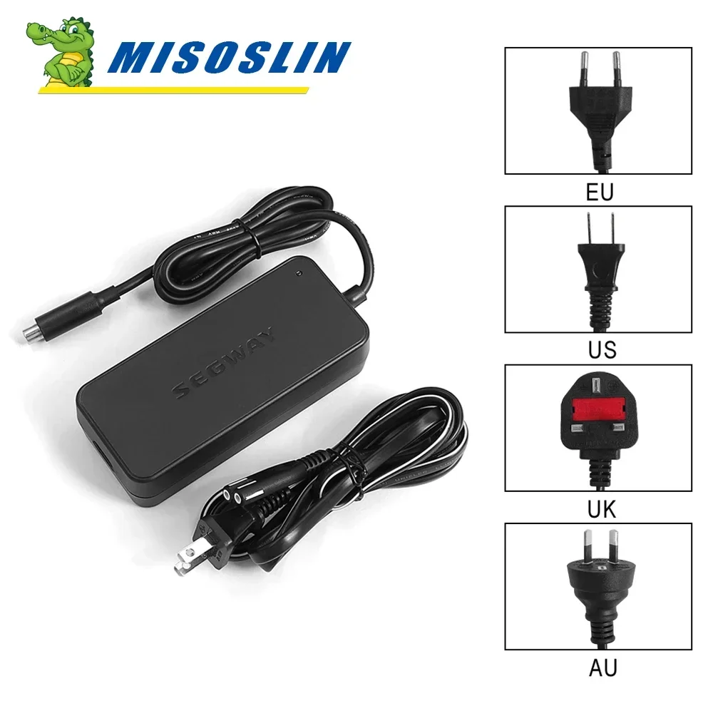 Battery Charger For Ninebot ES2 ES4 E22 G30LP T15 F30 F40 F2 D28 D38 Electric Scooter Battery Chargering 42V 1.7A Replacement