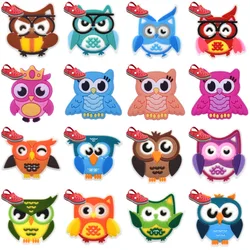 1pcs Pins for Crocs Charms Shoes Accessories Owl Decoration Jeans Women Sandals Buckle Kids Favors Men Badges Boy Girl Gift