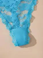 3Pcs Sexy Lace Women Thongs Transparent Women Panties Sexy Underwear Solid Floral G-String Size XS-XL Female Underpants Lingerie - Image 6
