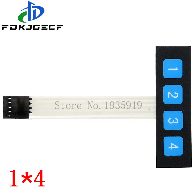 Picture 3: 1*4 3*4 4*4 4*5 Matrix Array/Matrix Keyboard 16 Key Membrane Switch Keypad for arduino 1x4 3x4 4x4 4x5