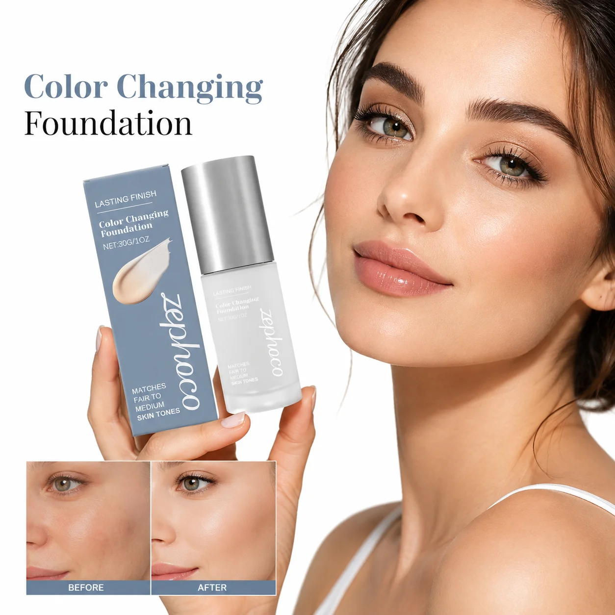Squalane Oil Lightweight - Skin Tone Adjusting Foundation Lightweight Moisturizing