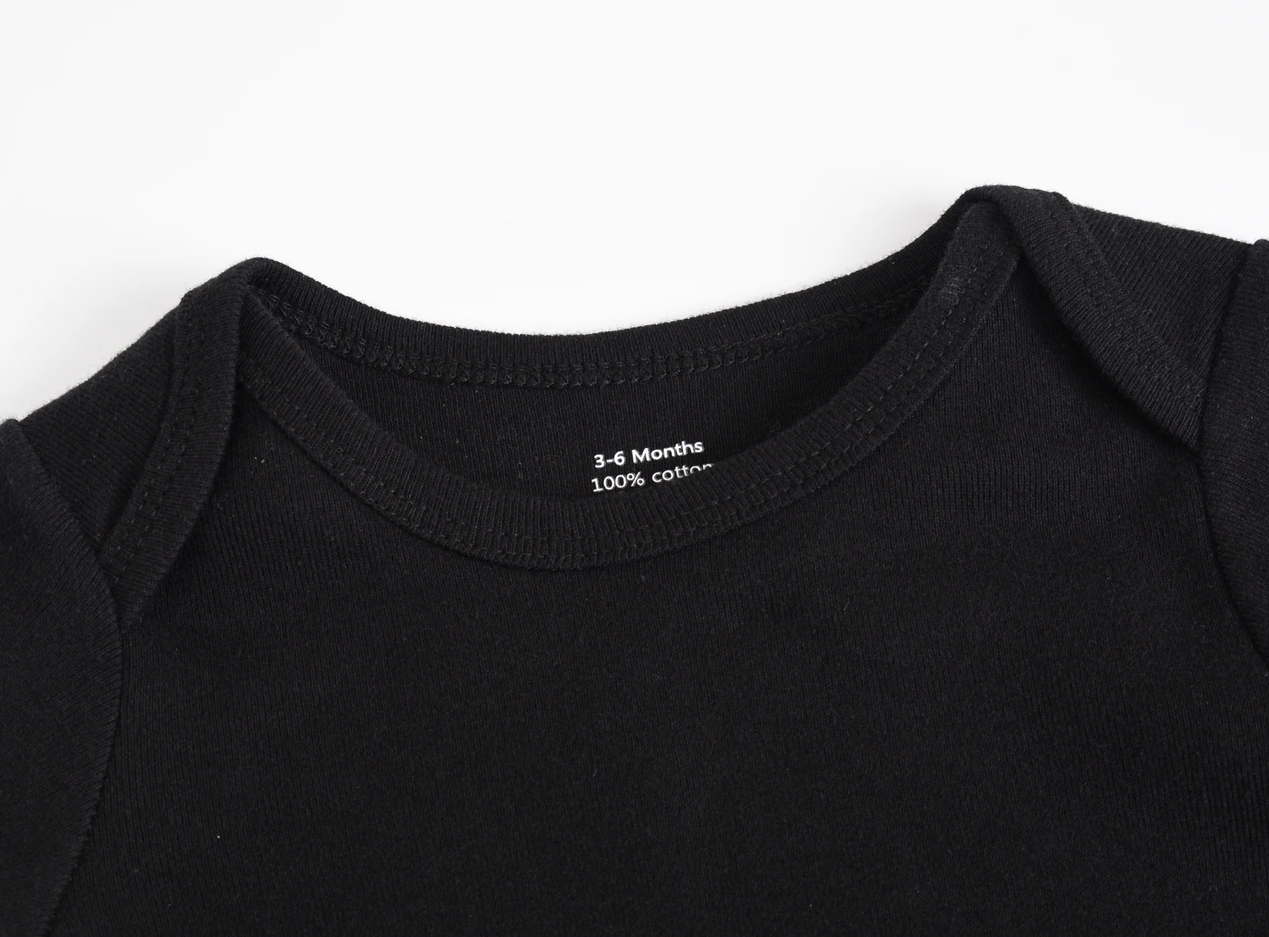 Honeyzone 3 قطعة ملابس الطفل الصبي الأسود مجموعات طويلة الأكمام ارتداءها القطن لينة حللا الملابس الداخلية الوليد المتسكعون الرضع الزي