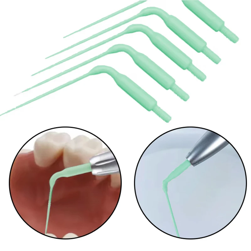 10Pcs Dental Endo IrrigatIon Tip Dental Root Canal IrrigatIon Tip 22/28mm Plastic Sonic Powered Tips Air Scaler Handpiece Dental