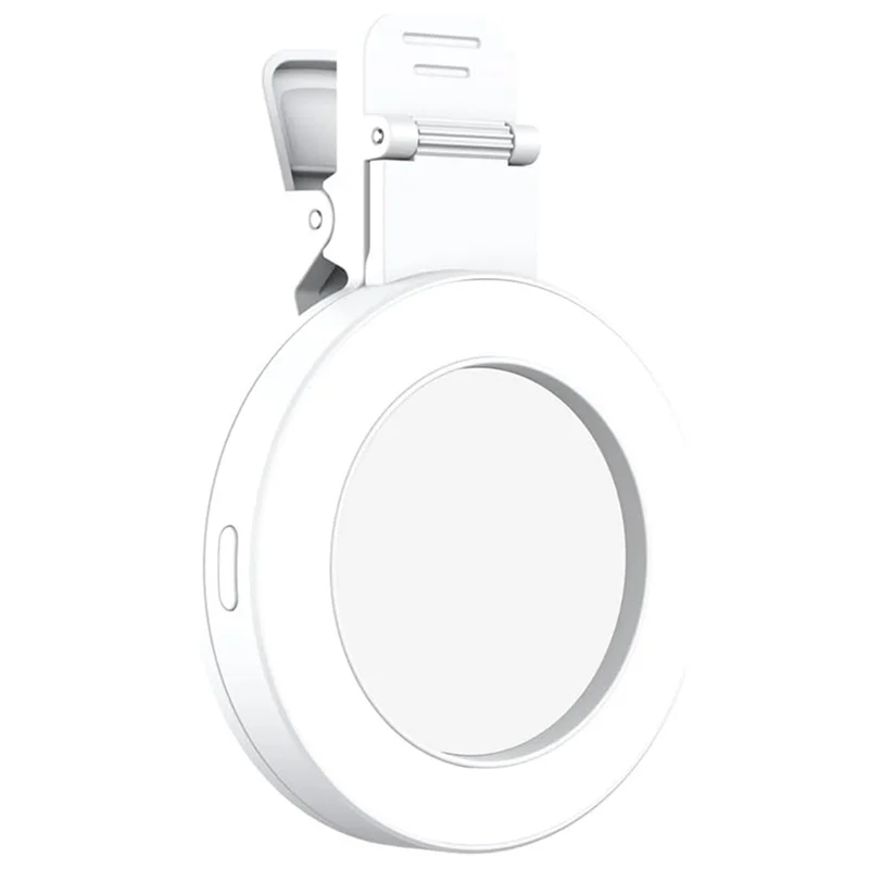 B24B Rotatable Ring Light LED Phone Light Rechargeable Selfie Mirror High Quality White