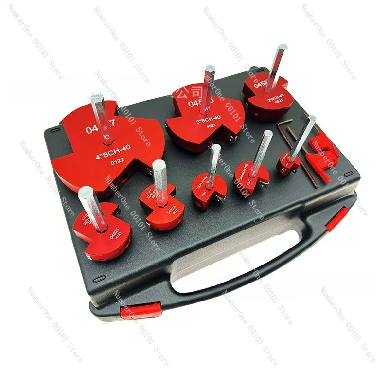 

New 8-Piece Set PVC Pipe Reamer Water Pipe Connector Expander Multi-Head PVC Pipe Reamer