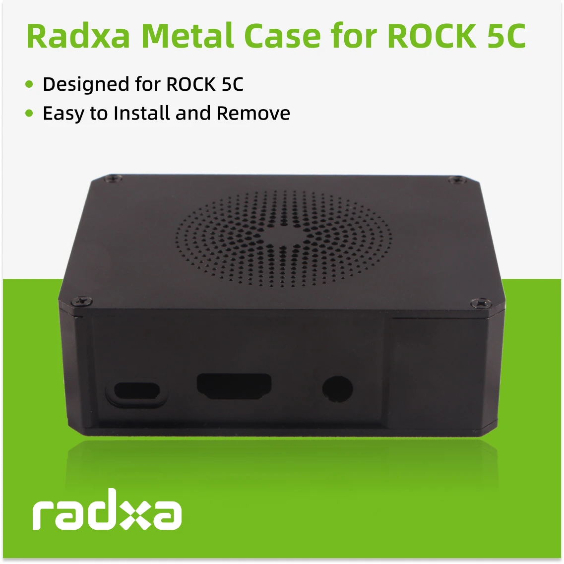 

Металлический корпус Radxa для ROCK 5C, цельнометаллический корпус