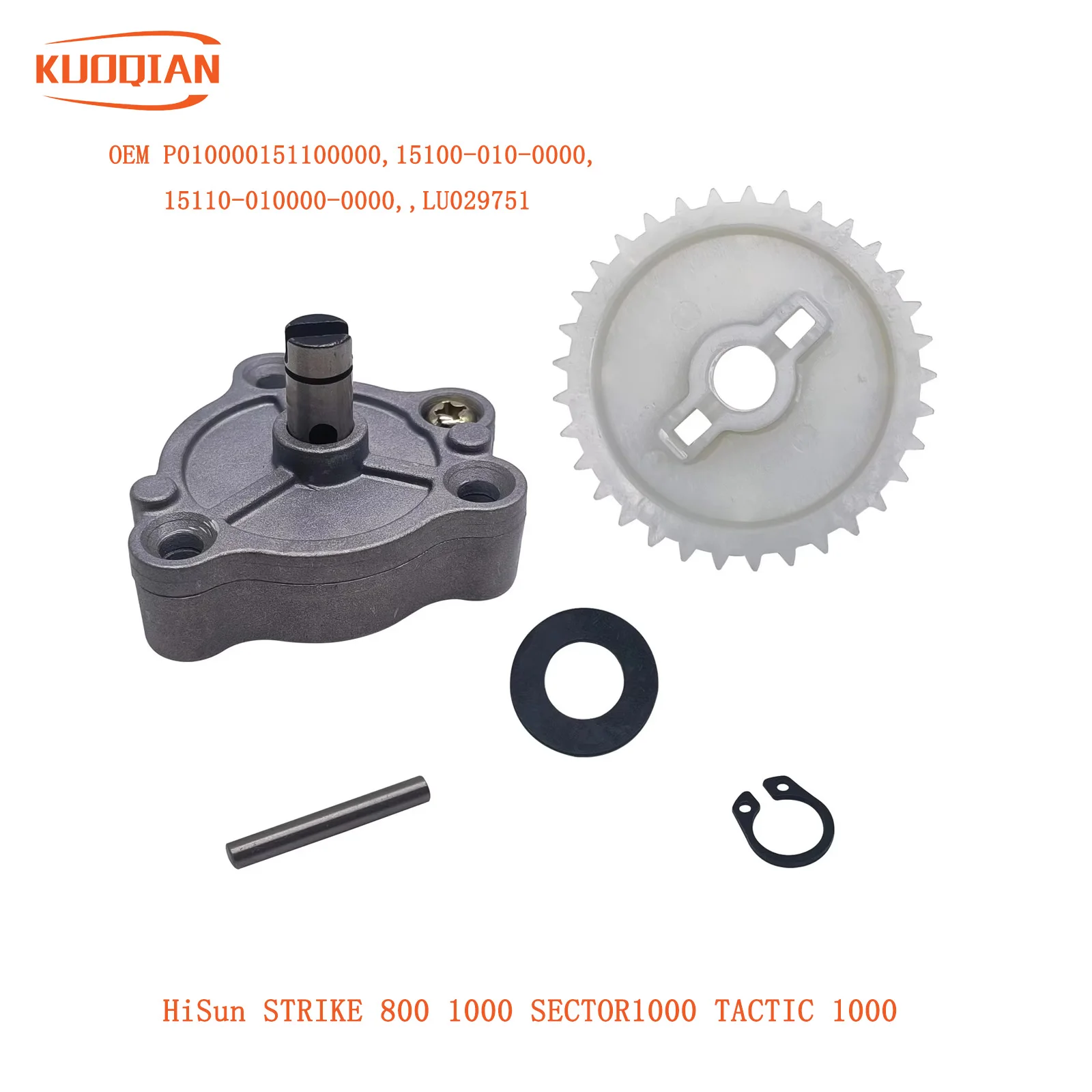 

Oil Pump Assembly For HiSun STRIKE 800 1000 SECTOR1000 TACTIC 1000 ATV 800H Parts No. P010000151100000