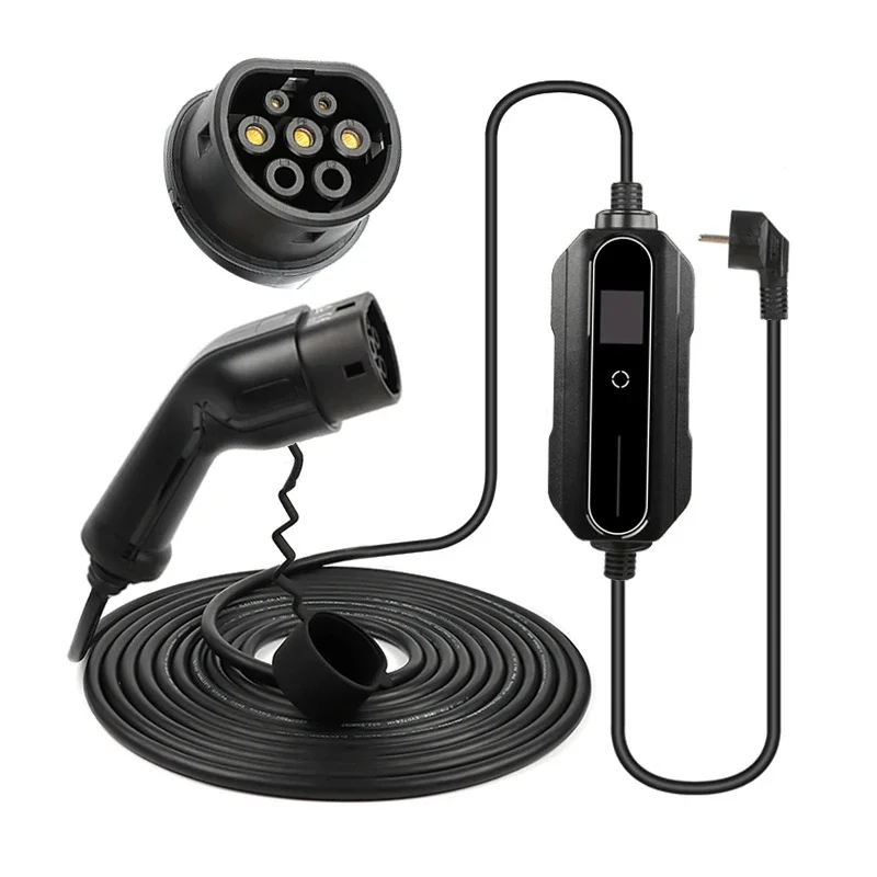 6A-16A Oplader voor elektrische auto Zonne-energiecentrale Thuisgebruik EV-oplaadkabel Type 2 Type 1 5 meter 10 M