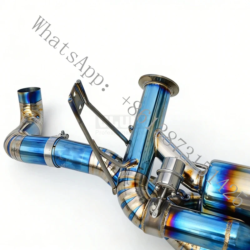 

Высокопроизводительный задний выхлоп из нержавеющей стали с элементами из сплава для Audi R8 V10 5.2 2009-2015