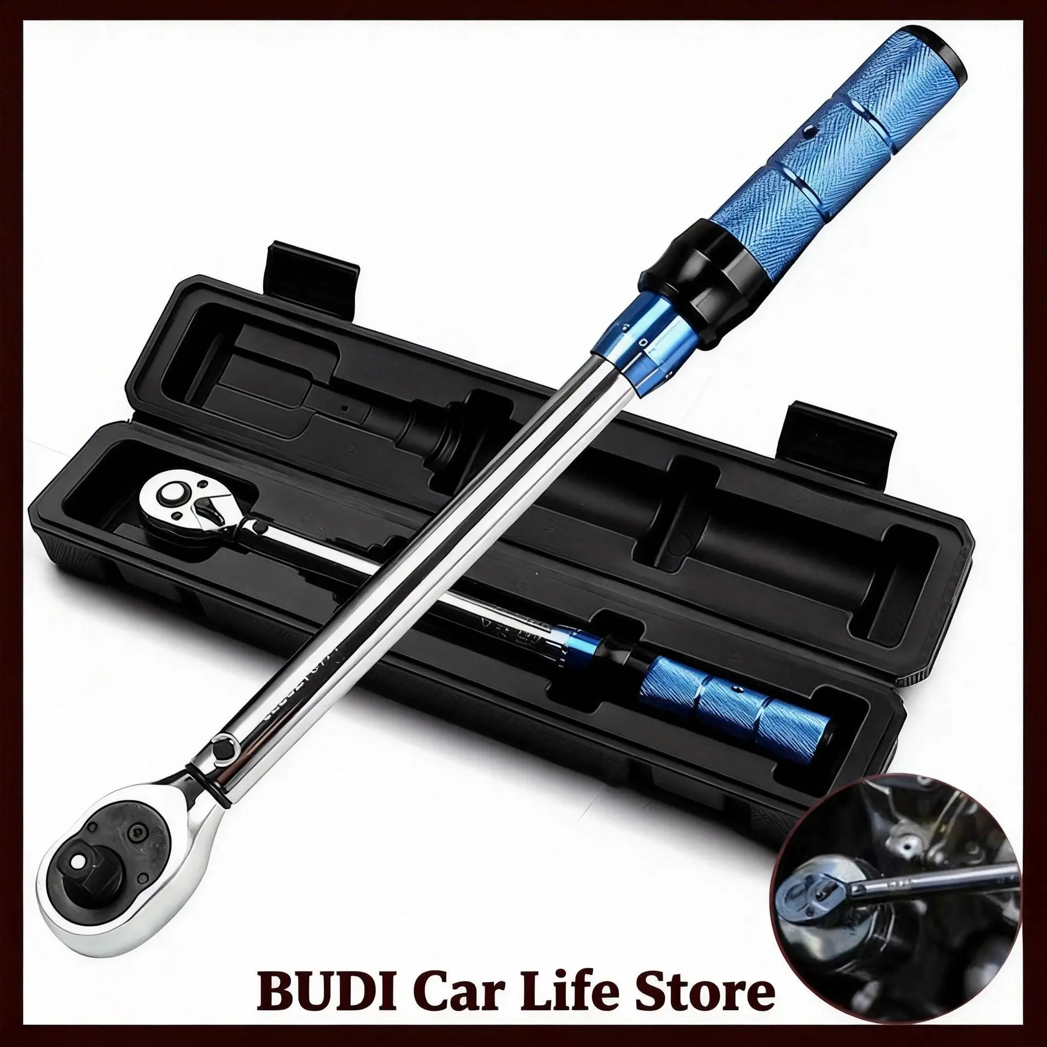 

Автомобильный динамометрический ключ, регулируемый динамометрический ключ с квадратным приводом 1/4 дюйма, двойной привод для ремонта и обслуживания автомобилей, велосипедов