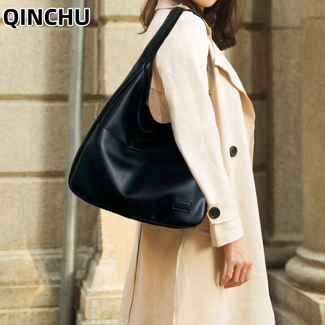 

QINCHU 2026 New Large Capacity Tote Bag Women's Bag Portable Bucket Shoulder Bags Fashion Purses and Handbags