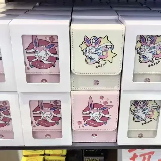 

PTCG Pokemon Card Sylveon Storage Box Card Game Storage Box 100+ Portable Storage Box Sylveon Damage Counter GX Board No. 73