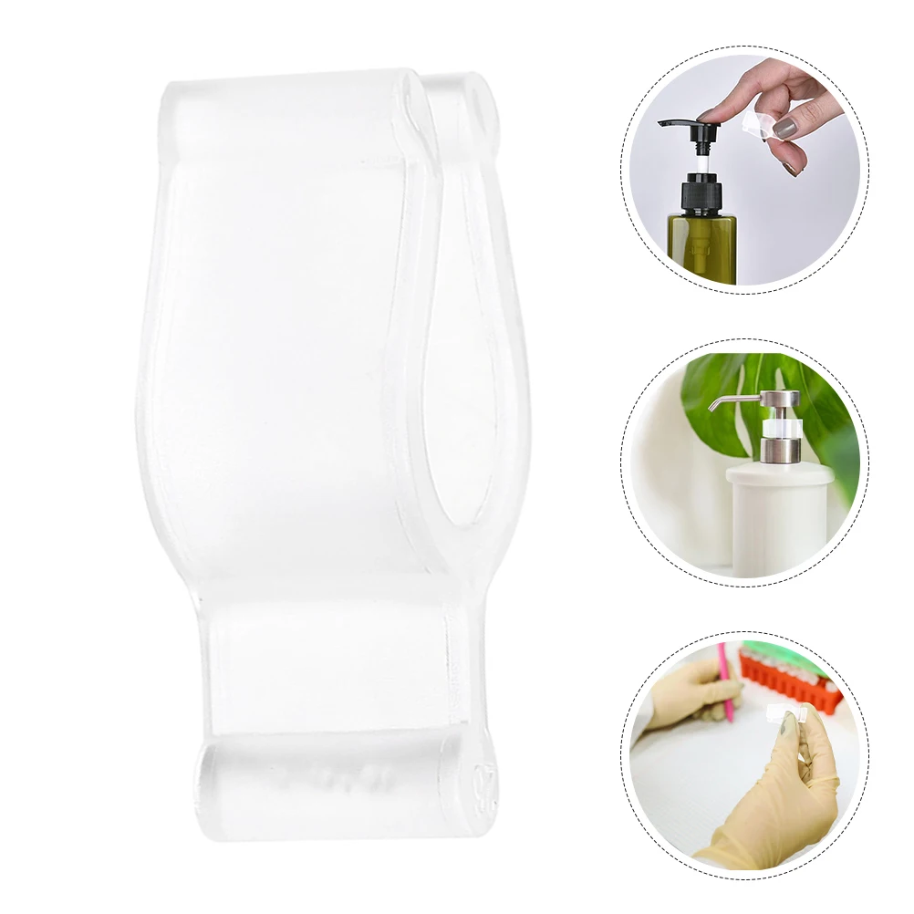 

60Pcs Leakproof Dispenser Pump Clips for Cleansing Oil Bottle Locks Plastic Makeup Removal Accessories