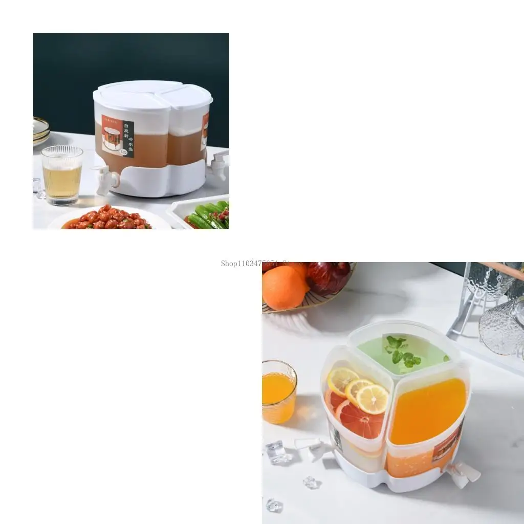  Rotating Faucet Cold Brews Jugs Durable Plastic Pitcher For Family Gatherings