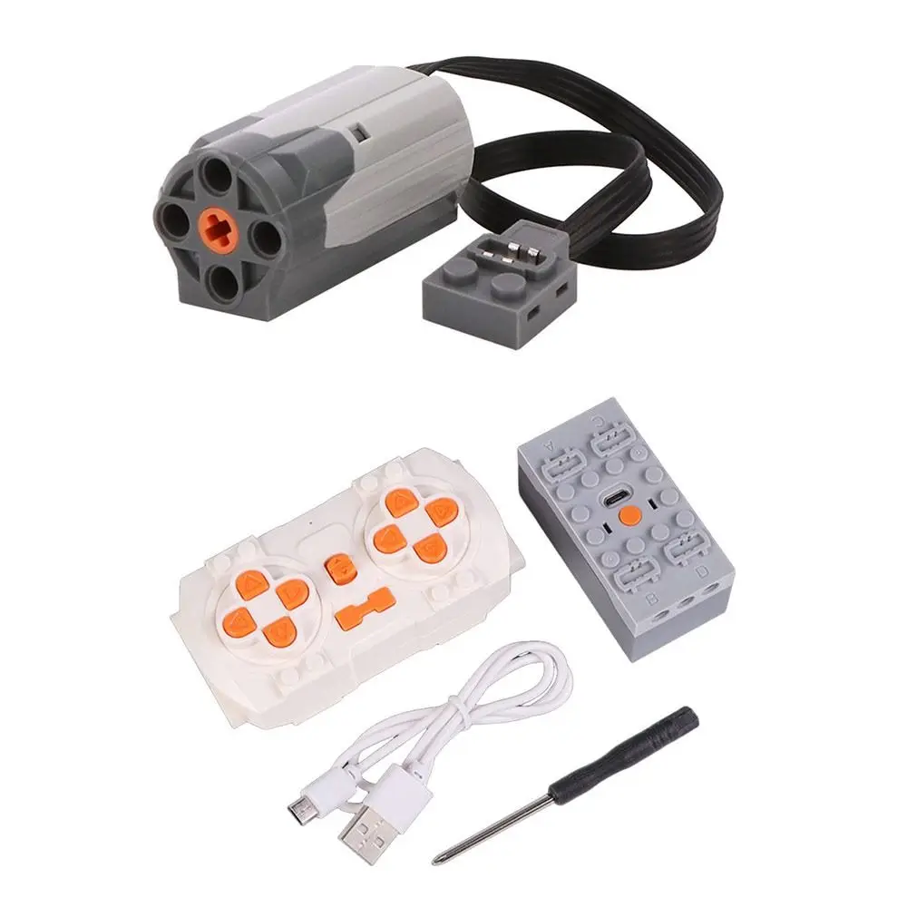 Professional Programmable Remote Control Kit Rechargeable Smart Control Battery Box Building Blocks Kit Model Building